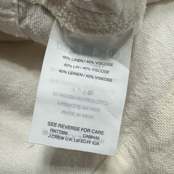 Madewell Cream Textured Trousers - Picture 11 of 13